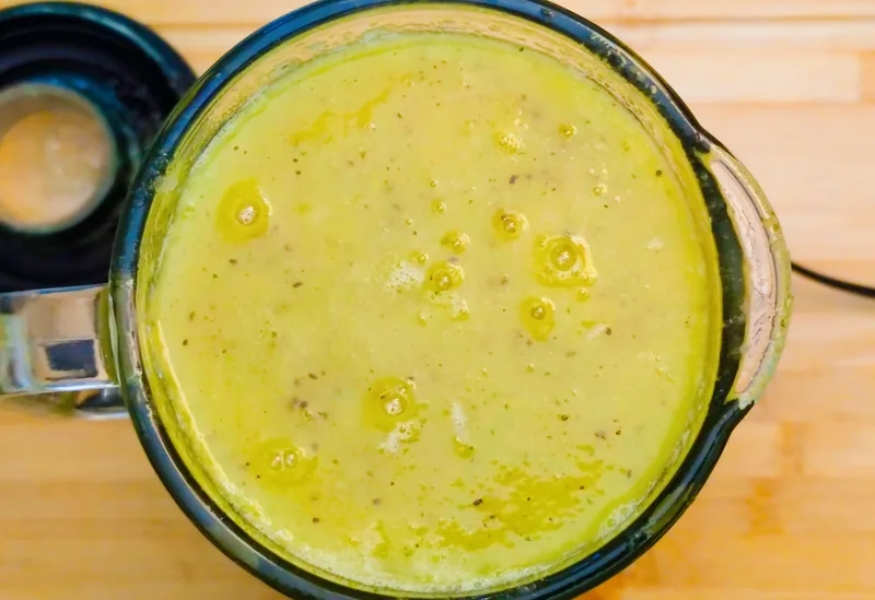 Kiwi–zöldalma frissítő – Mónika módra – 3. lépés