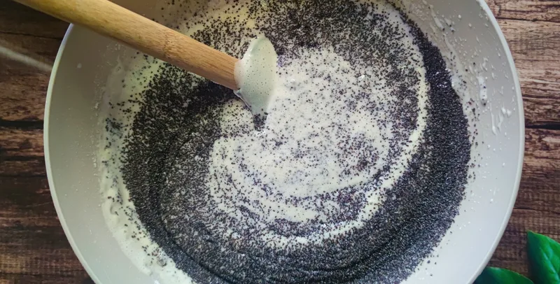 Mákos erdei gyümölcsös szelet – 3. lépés
