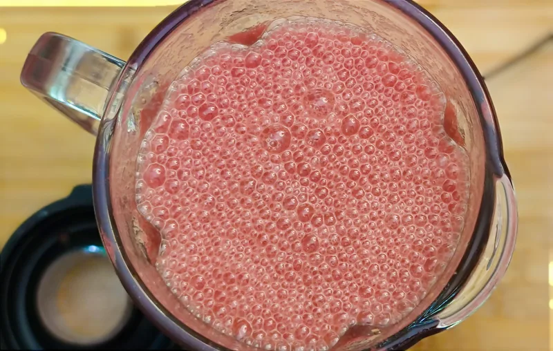 Málnás görögdinnye frissítő – 3. lépés