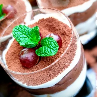 🍫Mini Olasz csokis Mascarpone pohárkrém – 4. lépés