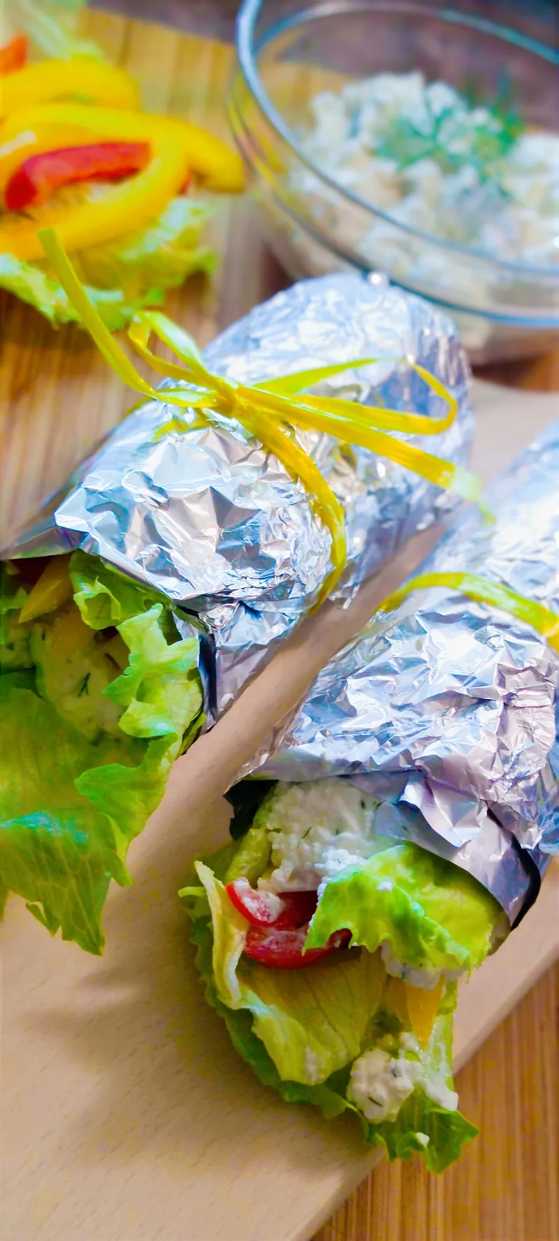 Mónika-Wrap" (Kenyérmentes Gourmet Tekercs) – 6. lépés