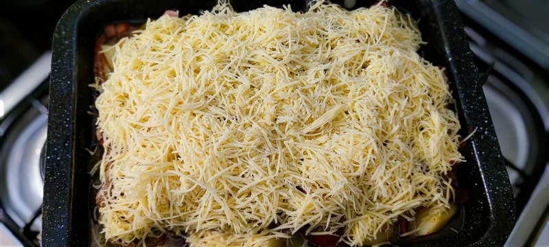 Nyári "Zsivány" Tarja Zöldségágyon, Sajtos- Szalonnás Koronával – 6. lépés