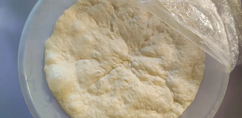 Piac-" idéző” Lángos (10 db-hoz) Mónika - módra – 5. lépés