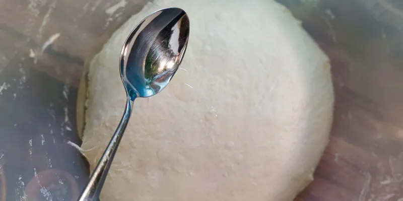Piac-" idéző” Lángos (10 db-hoz) Mónika - módra – 4. lépés