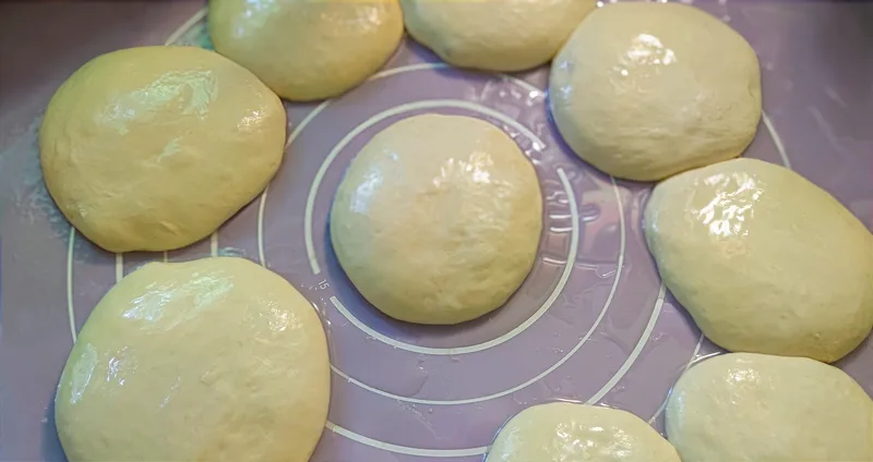 Piac-" idéző” Lángos (10 db-hoz) Mónika - módra – 6. lépés