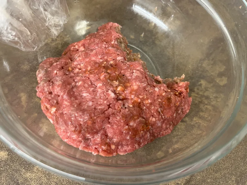 Ropogós mexikói marhaburger – 1. lépés