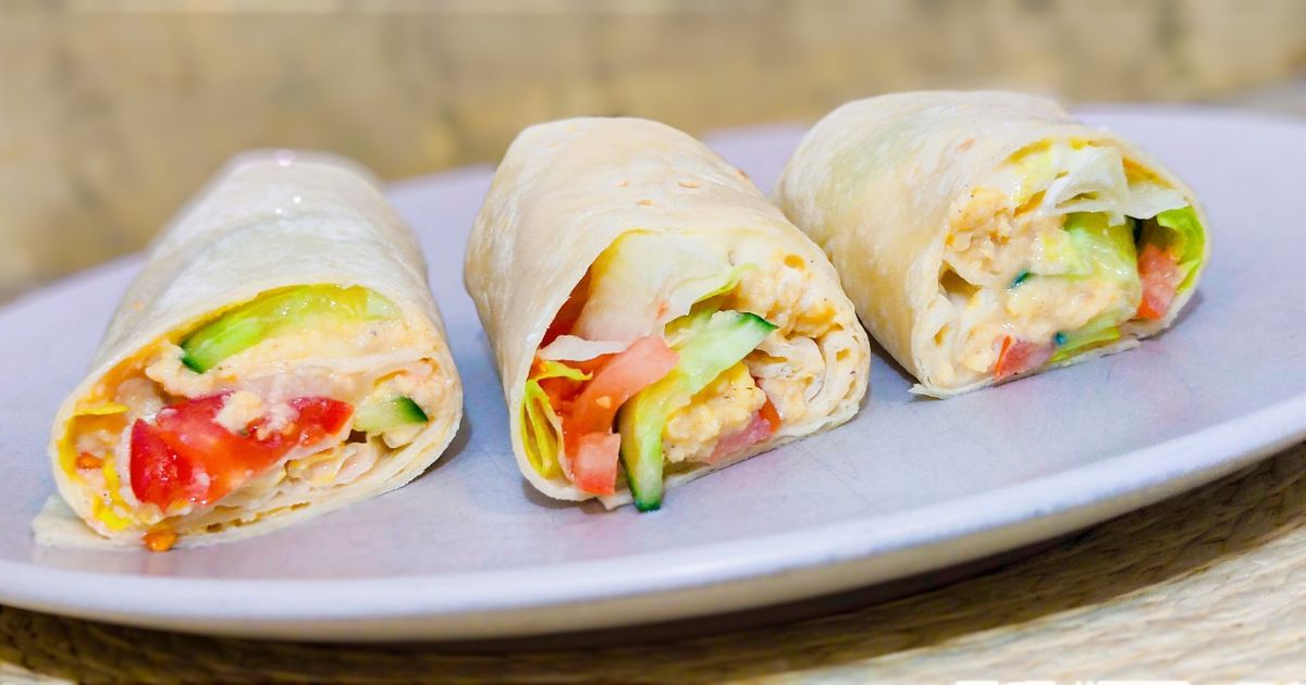 🌯Tojásos wrap recept recept fotó
